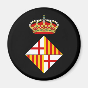 Barcelona vapensköld magnet