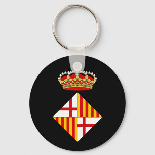 Barcelona vapensköld nyckelring