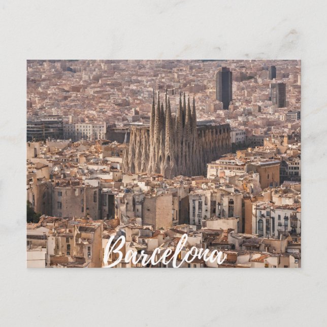 Barcelona Vykort (Framsida)