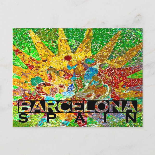 Barcelona Vykort (Framsida)