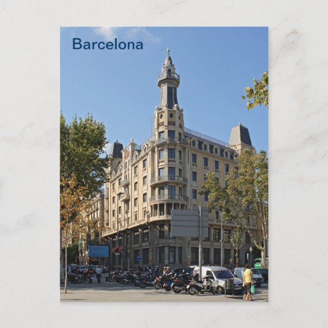 Barcelona Vykort (Framsida)