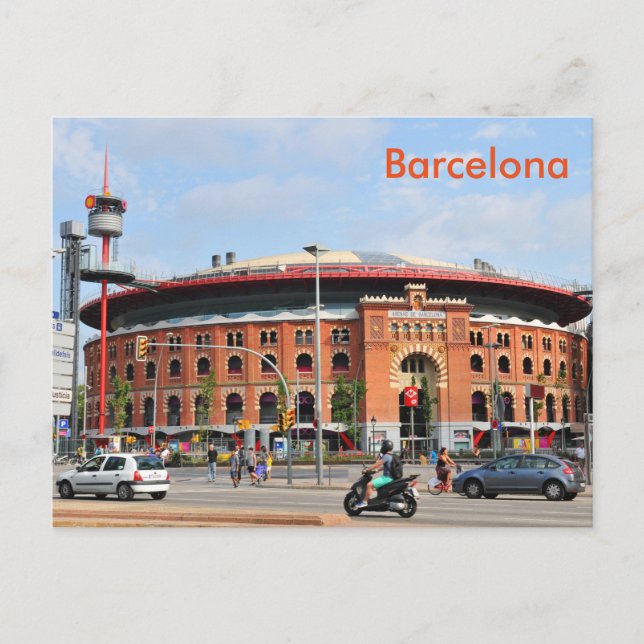Barcelona Vykort (Framsida)