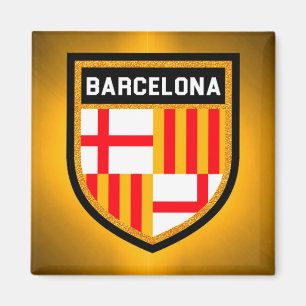 BarcelonaFlagga Magnet