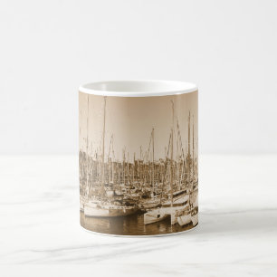 Barcelonahamnen - Segelbåtar - Mugg