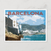 Barcelonakusten, Spanien vintage resestil