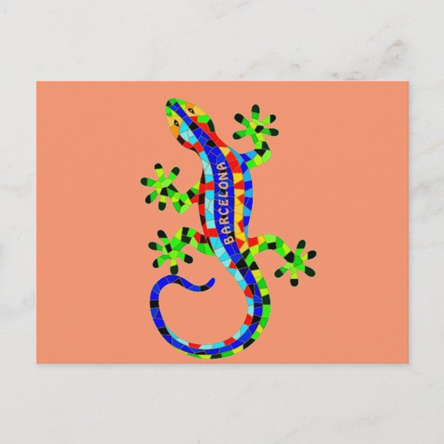 Barcelonaödla Vykort (Framsida)