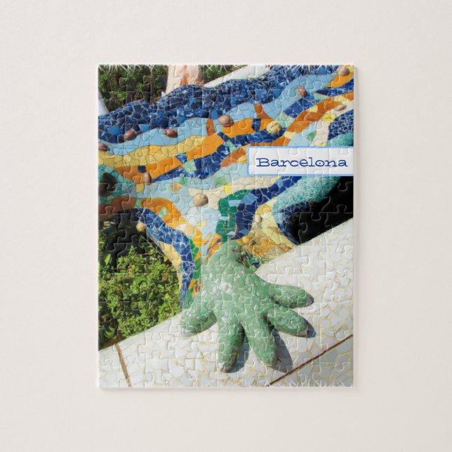 Barcelonaödlor Hand Mosaics Pussel (Vertikal)