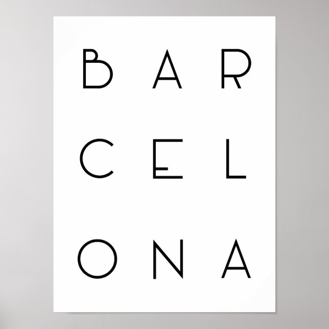 BarcelonaPoster Poster (Framsidan)