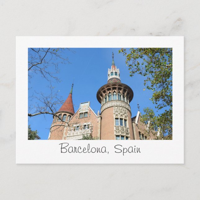 Barcelonavykort Vykort (Framsida)