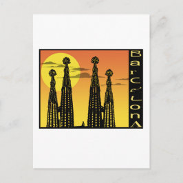 Barcelonavykort Vykort