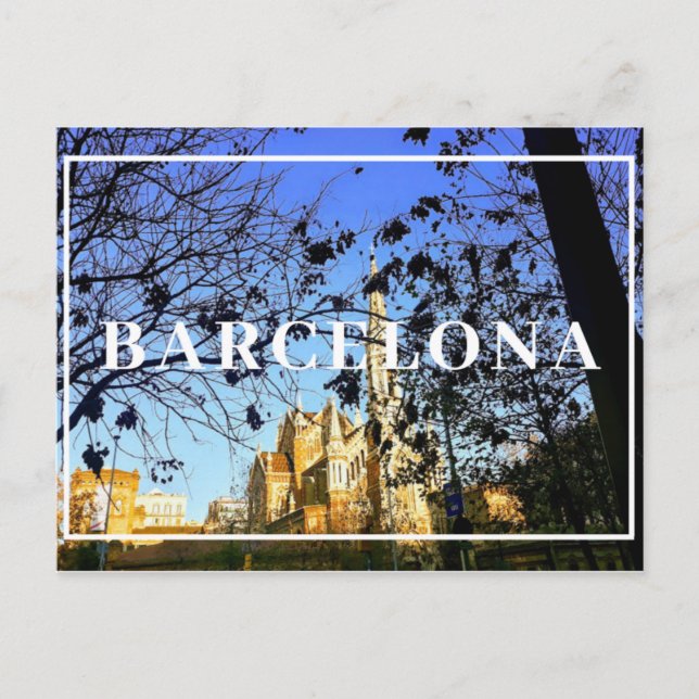 Barcelonavykort Vykort (Framsida)