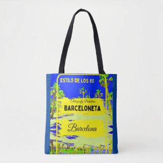 Barceloneta, påsen stil-Mörk blått Tygkasse