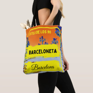 Barceloneta, påsen stil-Orangen i Barcelona Tygkasse