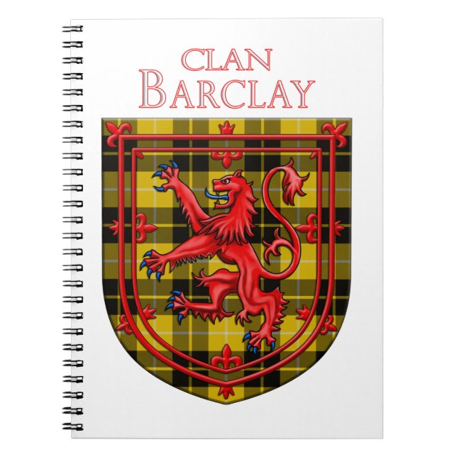 Barclay Dress Tartan Scottish Play Anteckningsbok (Framsidan)
