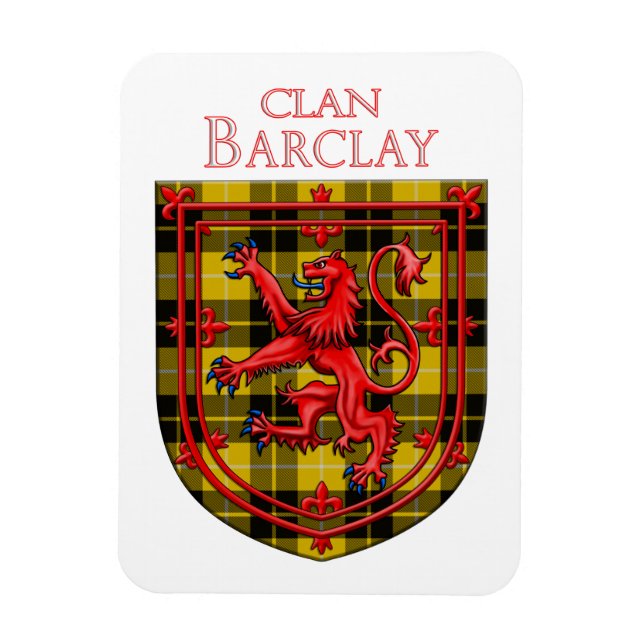 Barclay Dress Tartan Scottish Play Magnet (Vertikal)
