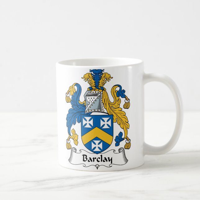 Barclay familjvapensköld kaffemugg (Höger)