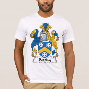 Barclay familjvapensköld tee shirt