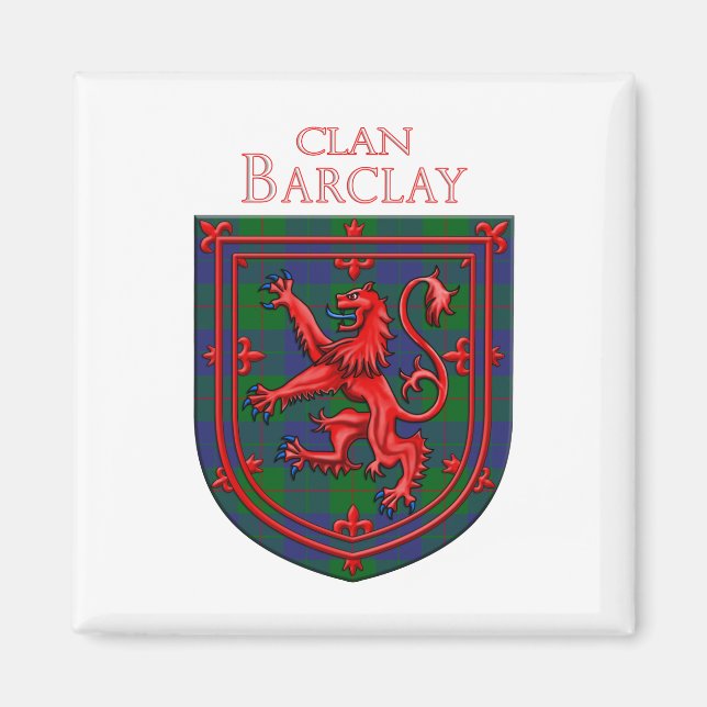 Barclay Hunting Tartan Scottish Play Magnet (Framsidan)