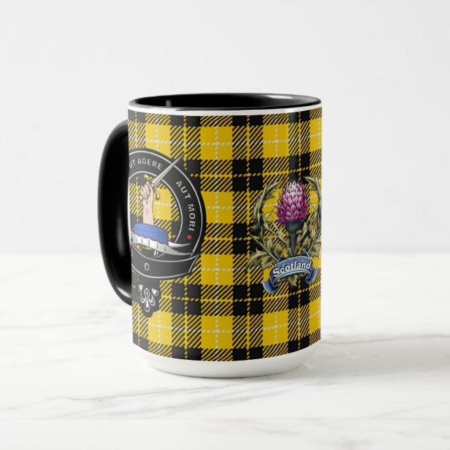 Barclay Klan Badge & Tartan Mugg (Framsida vänster)