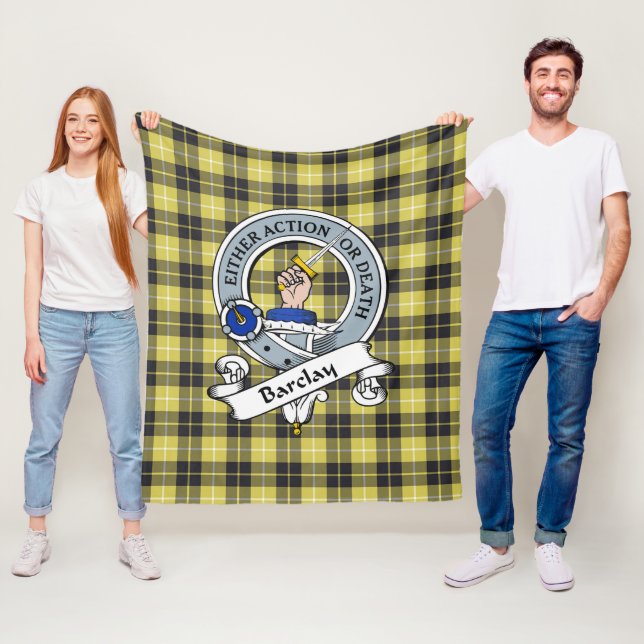 Barclay Klan Badge Tartan Play Fleecefilt (På plats)