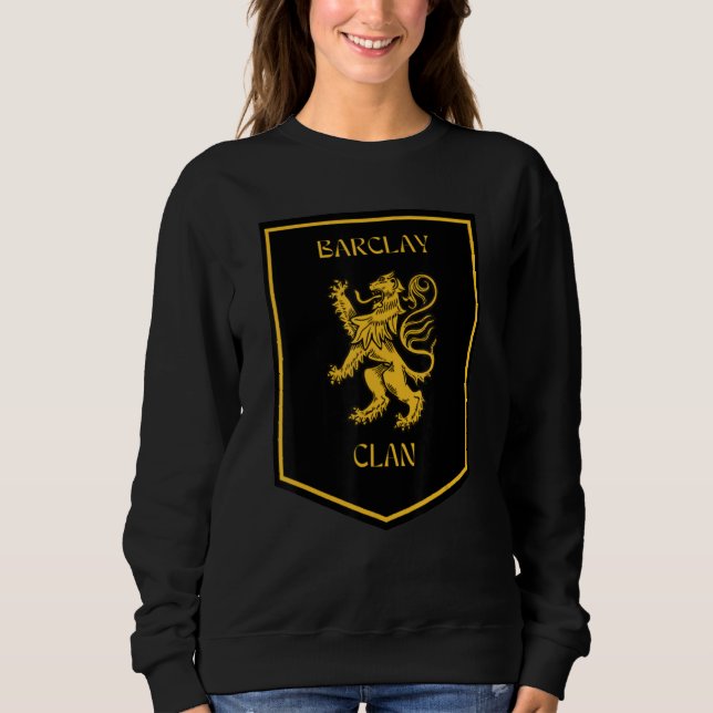 Barclay Klan Scottish Lejon Highland Badge T Shirt (Framsida)