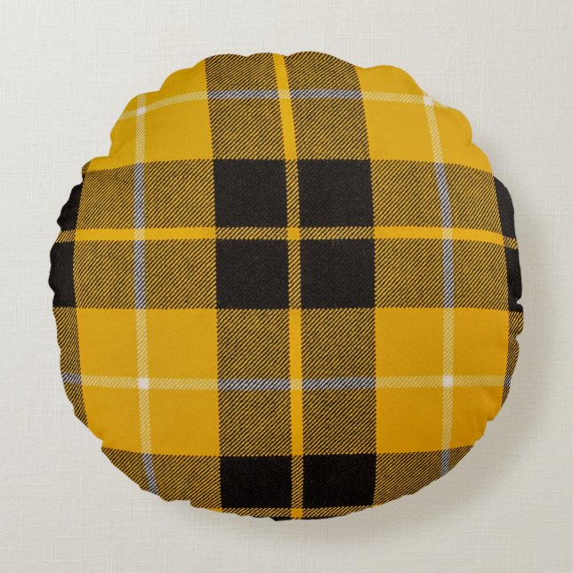 Barclay Klänning Lätt Modern Tartan Rund Kudde (Framsidan)