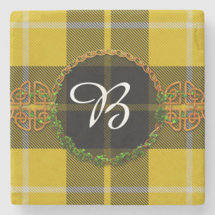 Barclay klänningTartan och Monogram Stenunderlägg