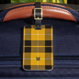 Barclay Klansmönster Med Monogram Bagagebricka