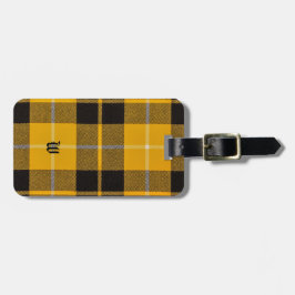 Barclay Klansmönster Med Monogram Bagagebricka