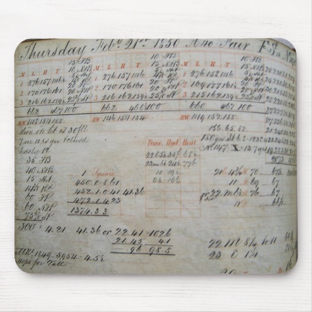 Barclay Perkins FSt 1850 loggar Musmatta (Framsidan)