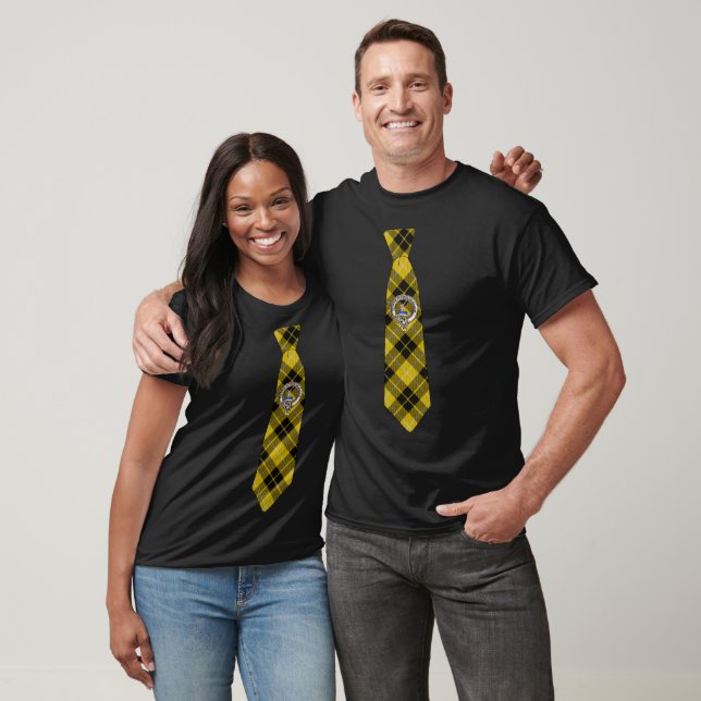 Barclay-rutig slips med märke t shirt (Unisex)