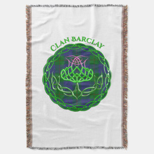 Barclay Scottish Tartan Celtic Thistle Filt