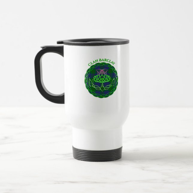 Barclay Scottish Tartan Celtic Thistle Resemugg (Vänster)