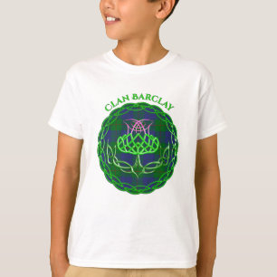 Barclay Scottish Tartan Celtic Thistle T Shirt