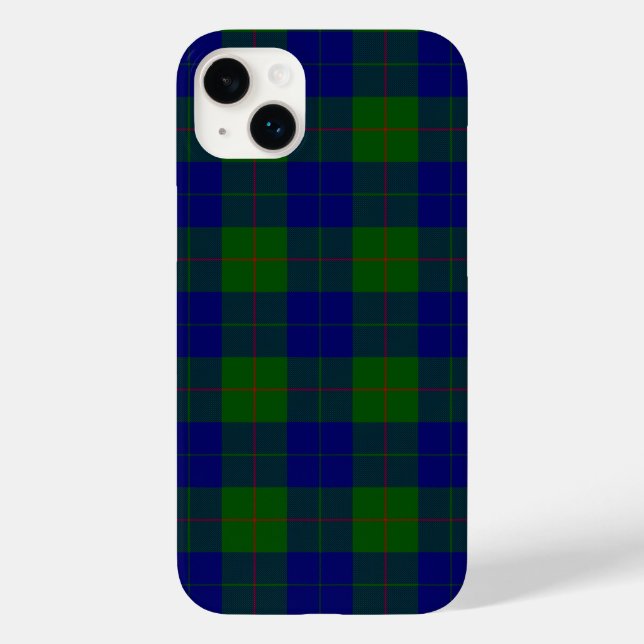Barclay tartan blå grön rutig (Baksida)