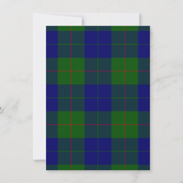 Barclay tartan blå grön rutig (Framsida)
