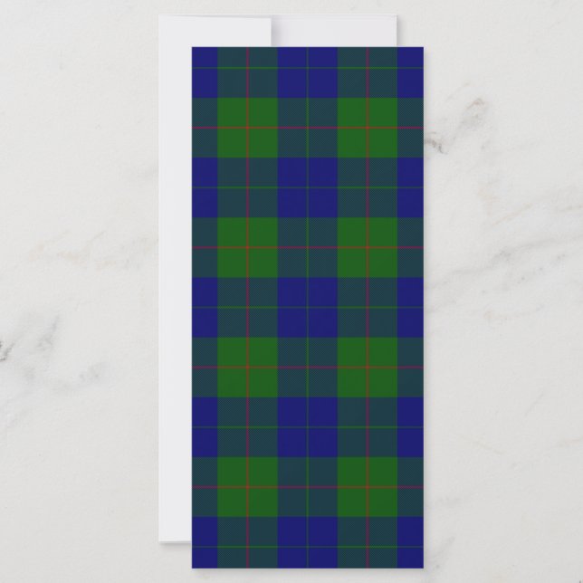 Barclay tartan blå grön rutig (Framsida)
