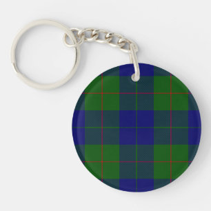 Barclay tartan blågrön kartröja