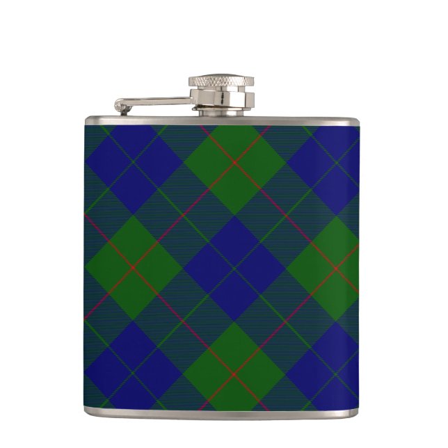 Barclay tartan Blue grönt plaid Fickplunta (Framsidan)