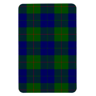 Barclay tartan Blue grönt plaid Magnet