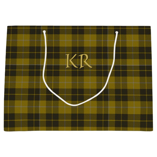 Barclay Tartan med din initialer, skotsk Play (Framsidan)