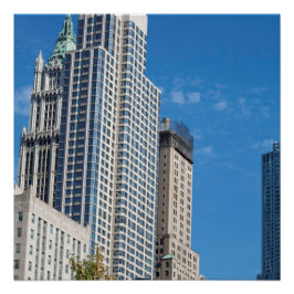 Barclay Torn Manhattan New York City Perfect Poster