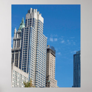 Barclay Torn Manhattan New York City Poster