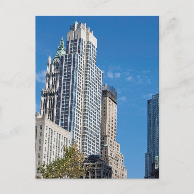 Barclay Torn Manhattan New York City Vykort (Framsida)