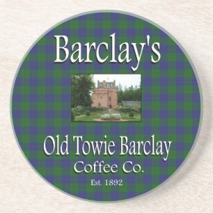 Barclays gamle Towie Barclay Coffee Co. Underlägg Sandsten