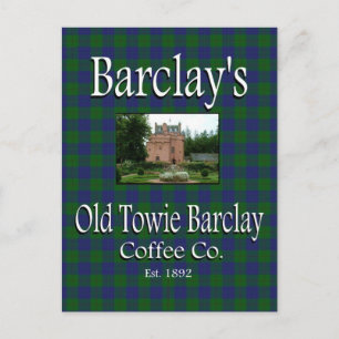 Barclay's Old Towie Barclay Coffee Co. vykort