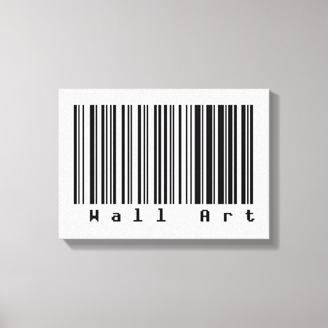 Barcode Art - Wall Art Canvastryck (Framsida)
