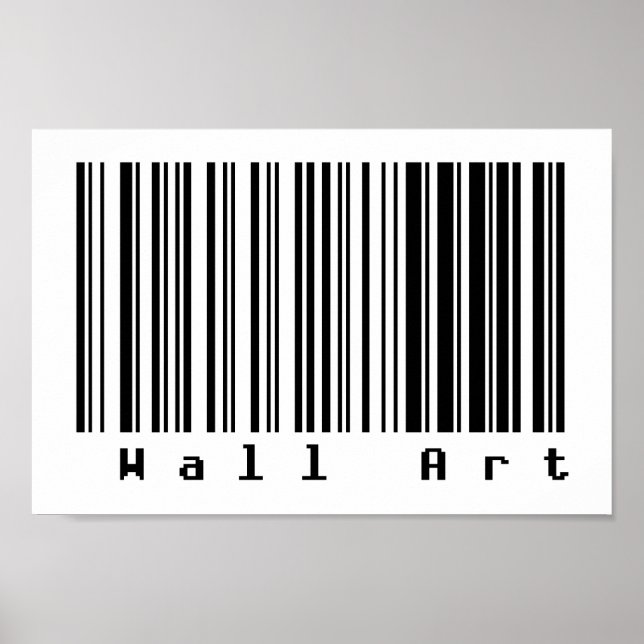 Barcode Art - Wall Art Poster (Framsidan)