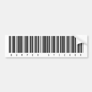 Barcode Bumper Sticker Bildekal