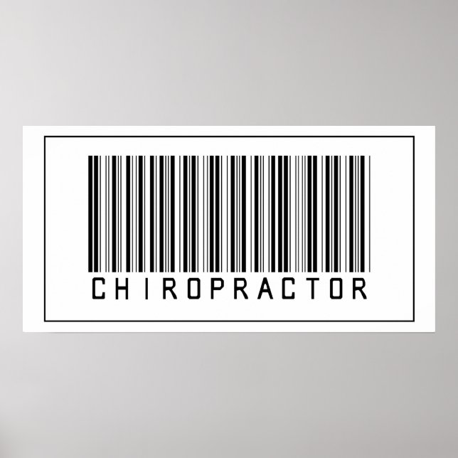 Barcode Chiropractor Poster (Framsidan)